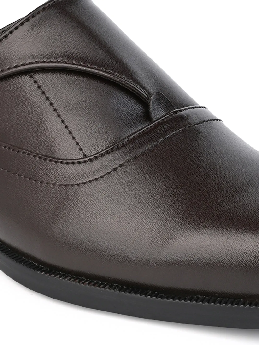 Alberto Torresi Dark Brown Slipon formal Shoes