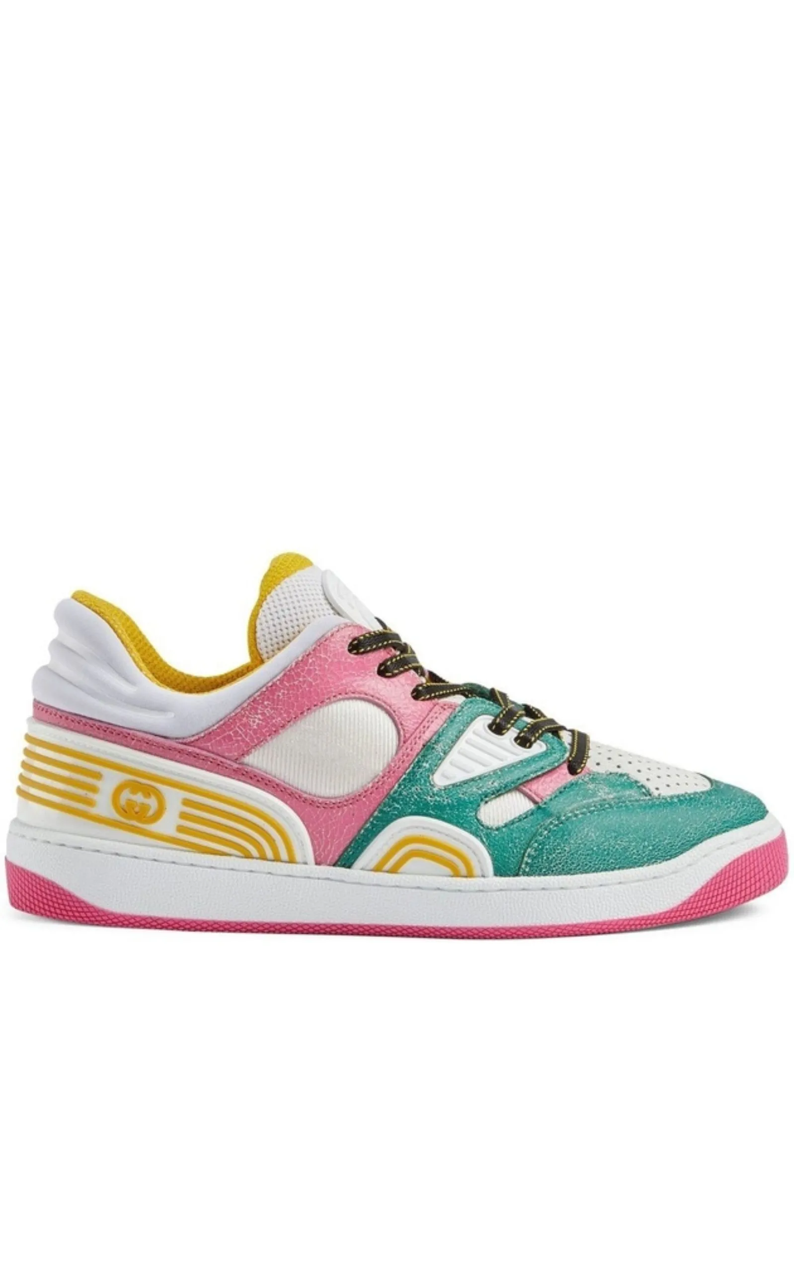 Basket Panelled Sneakers