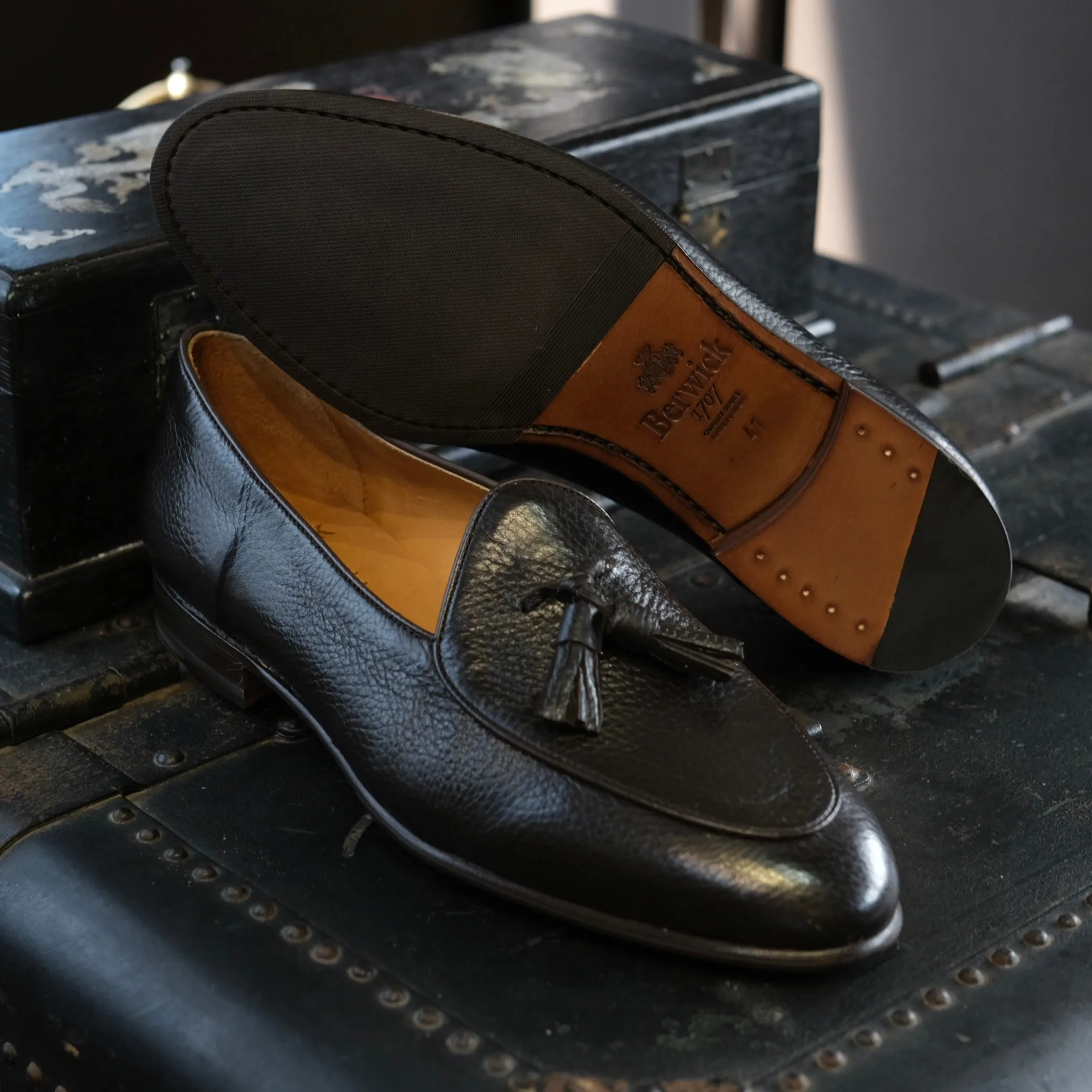 Berwick1707 Belgian Tassel Loafer (4951)