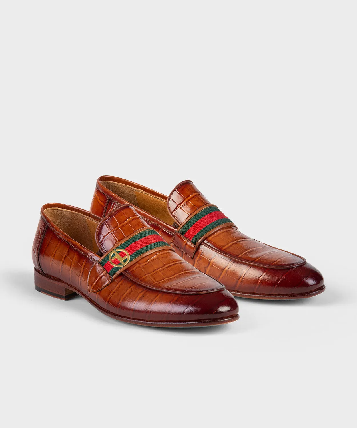 Brown Leather Loafers