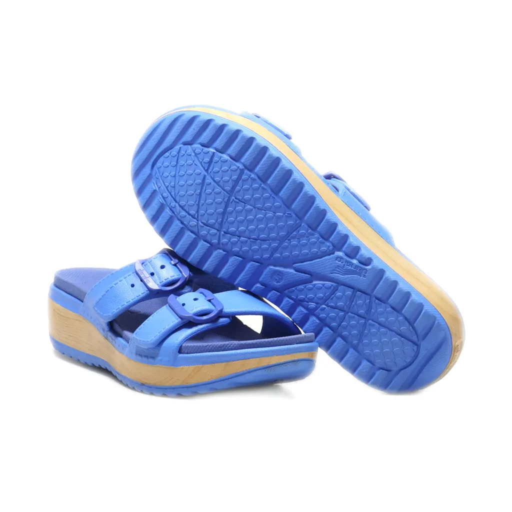 Dansko Platform Sandals Eva Blue Colour For Women