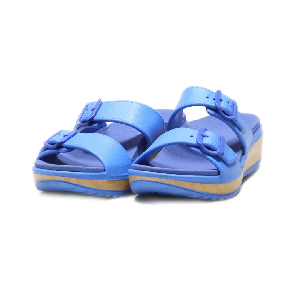 Dansko Platform Sandals Eva Blue Colour For Women