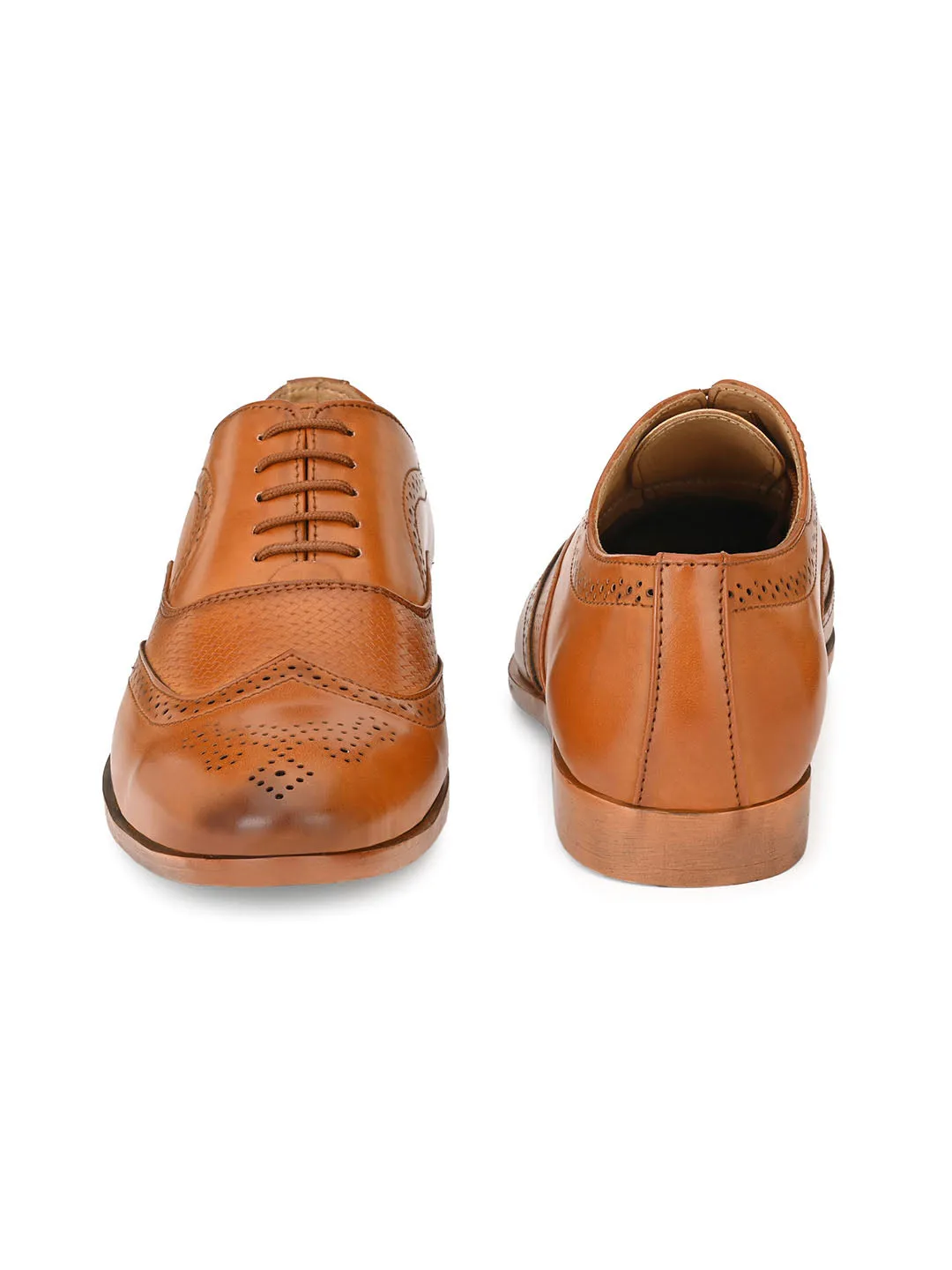 Debonair Tan Lace-ups