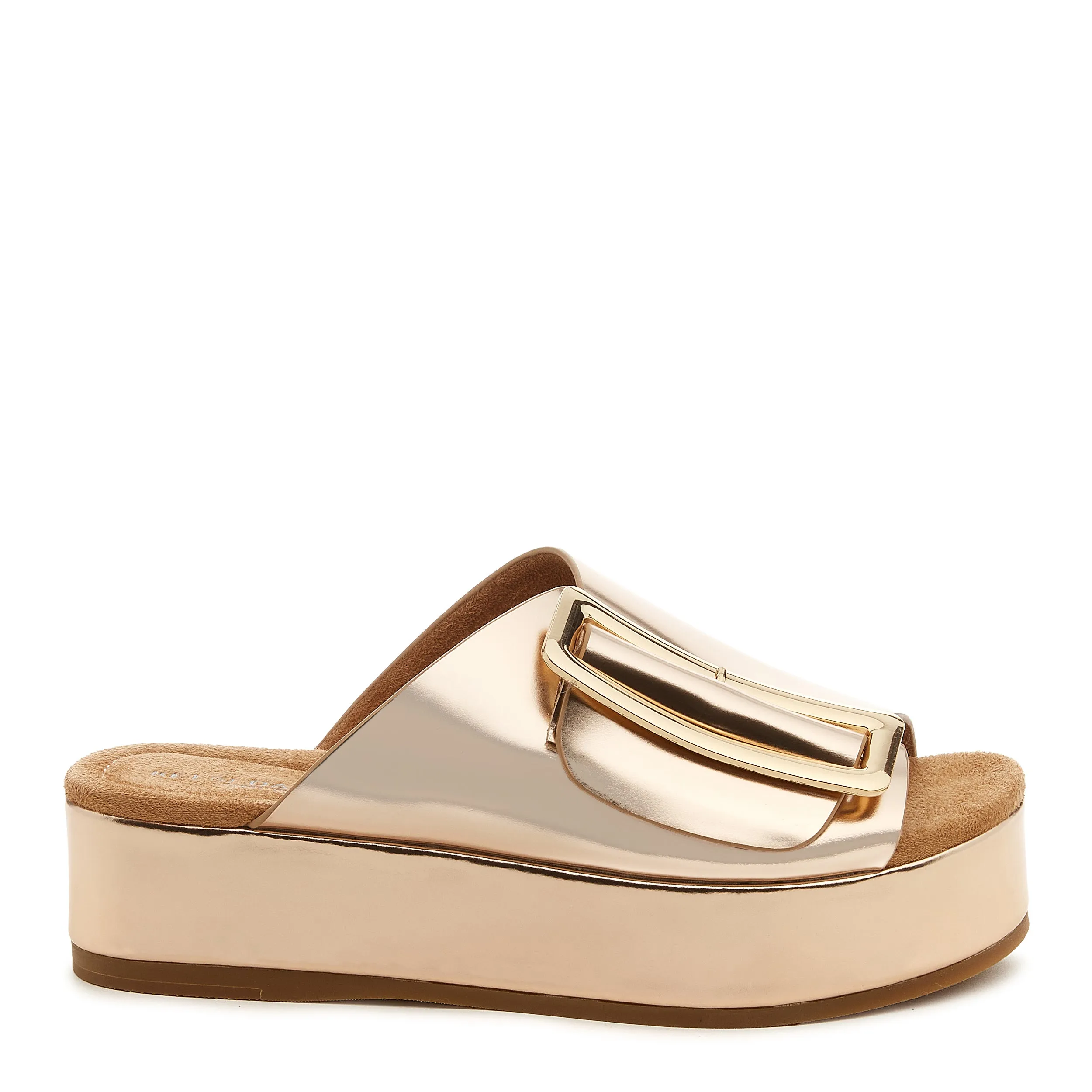 Dover Gold Platform Sandals