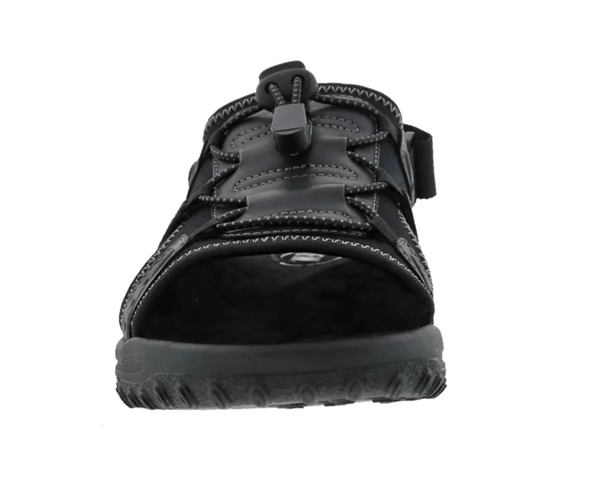 Drew Waves Men's Adjustable Heel Strap Sandal In Black Combo