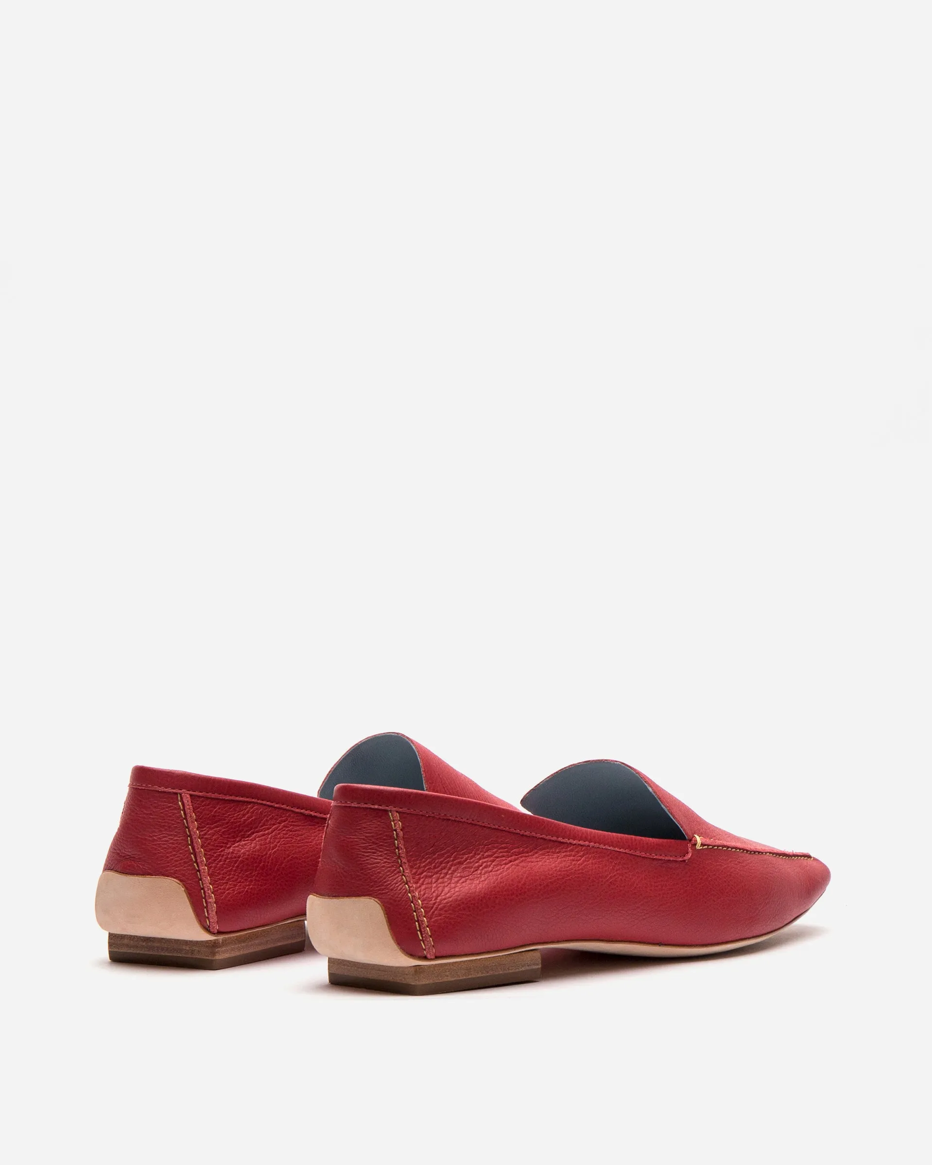 Elyce Loafer Leather Red