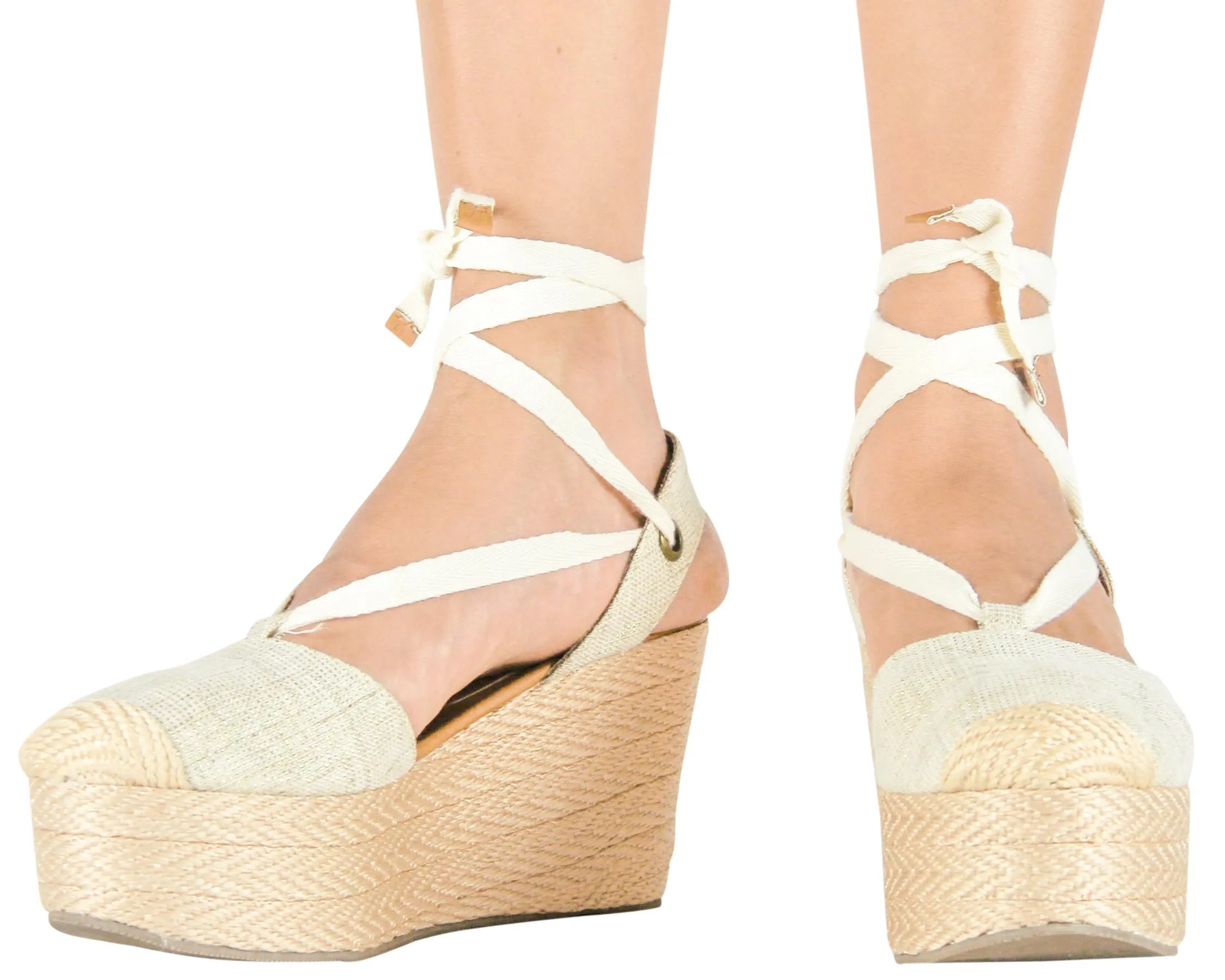 Espadrille Sandals Silvia Cobos Beige