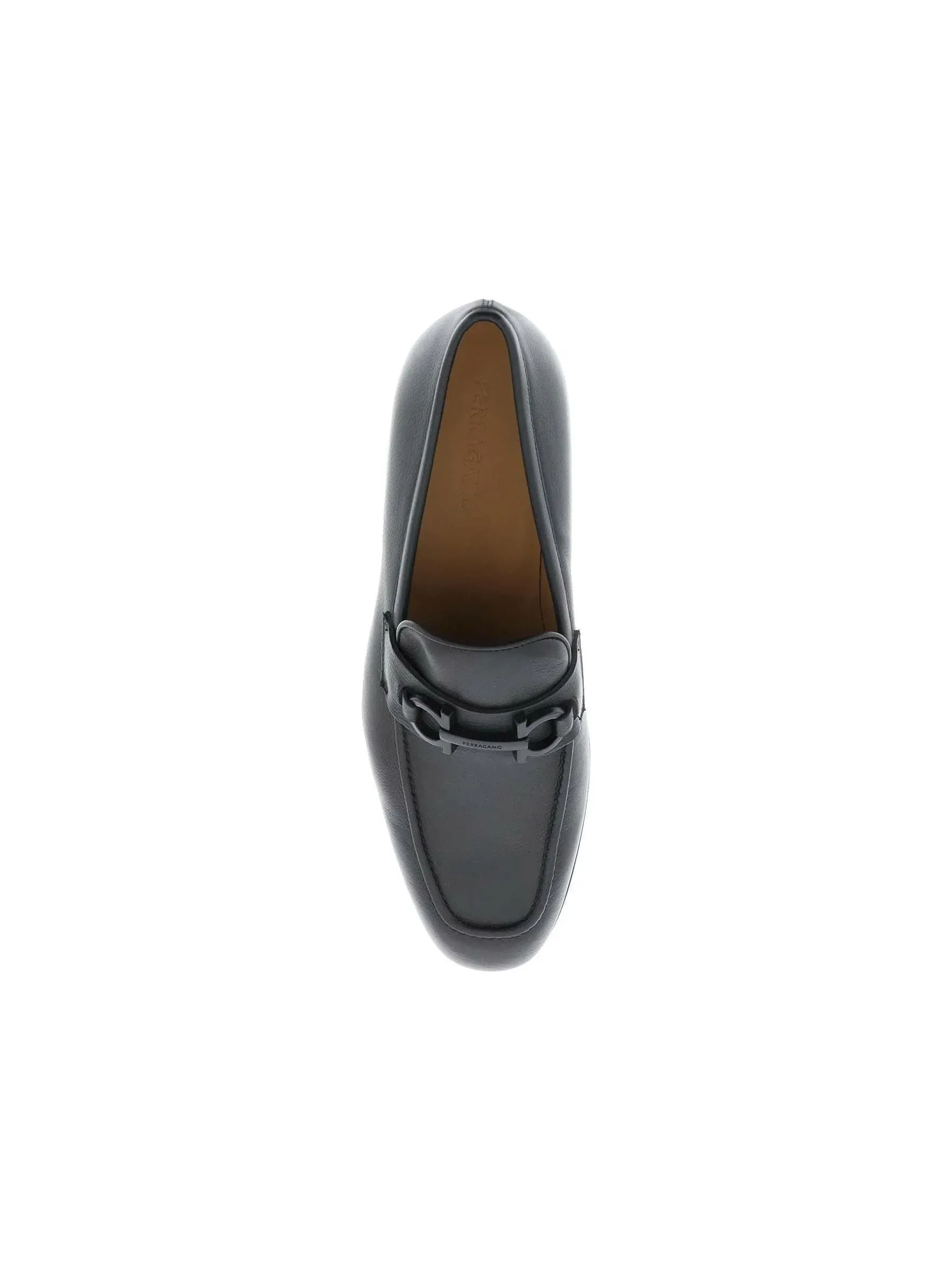 Foster Metal Accent Leather Loafers