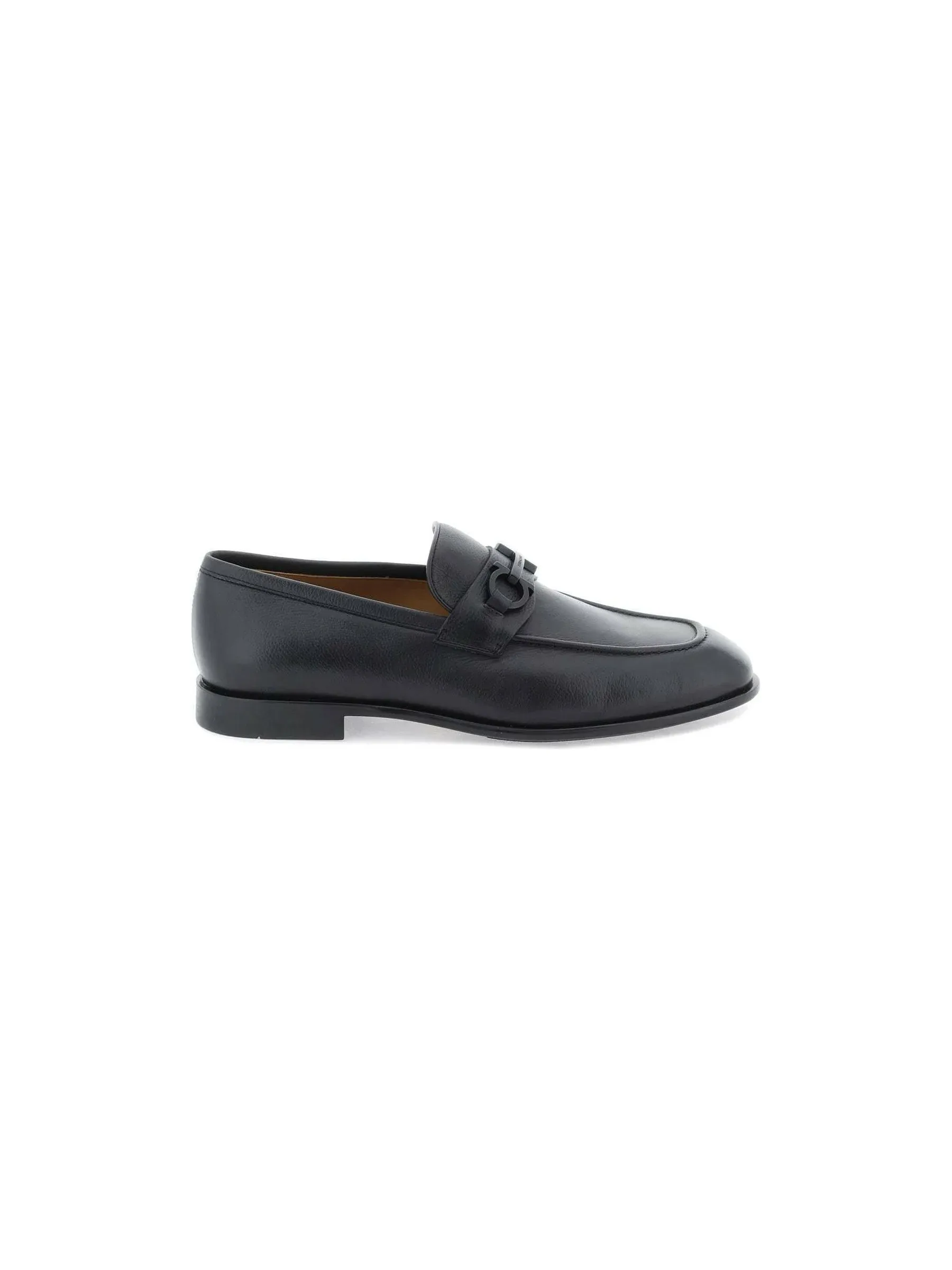 Foster Metal Accent Leather Loafers