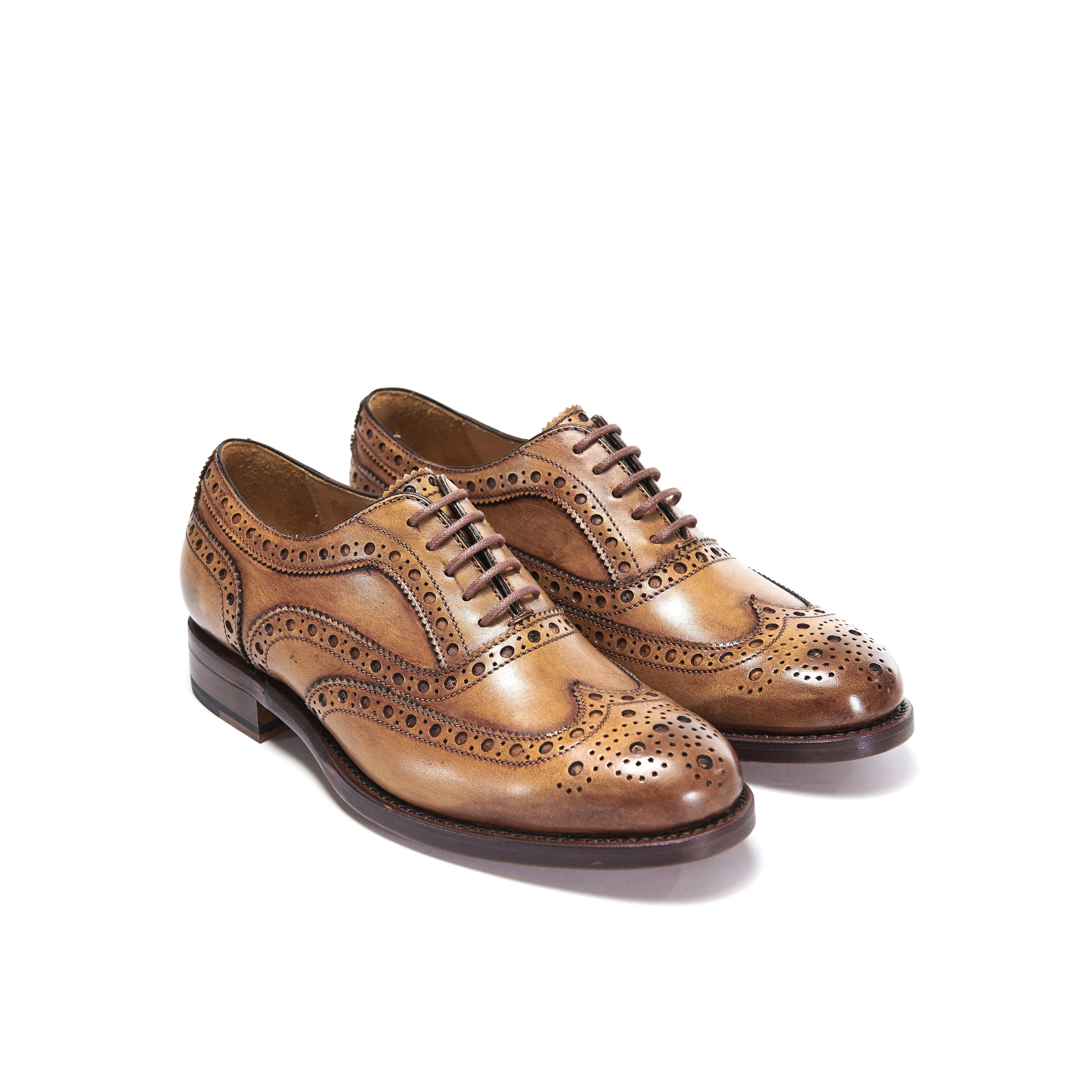 Goodyear wing tip oxford honey brown