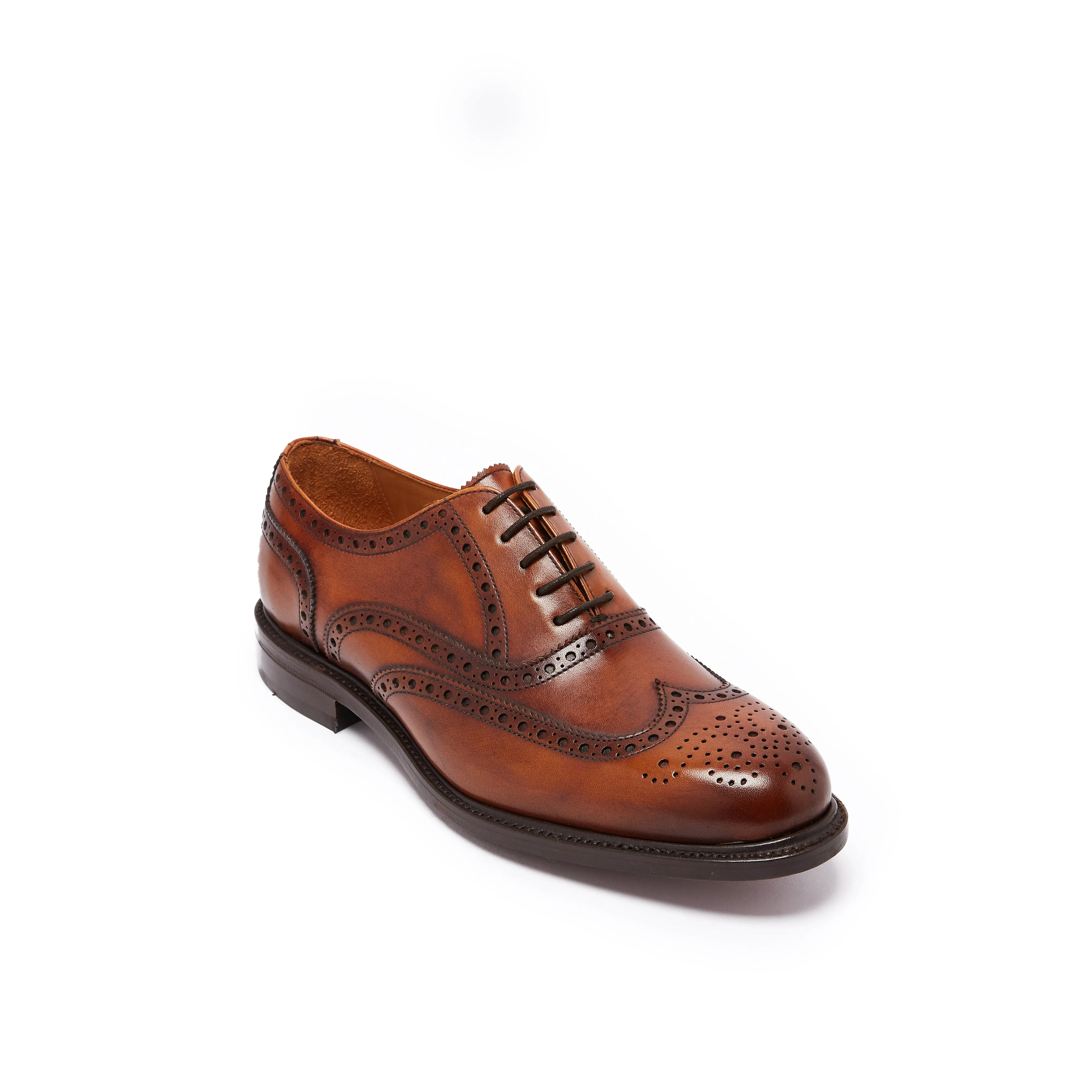 Goodyear wing tip oxford whisky brown