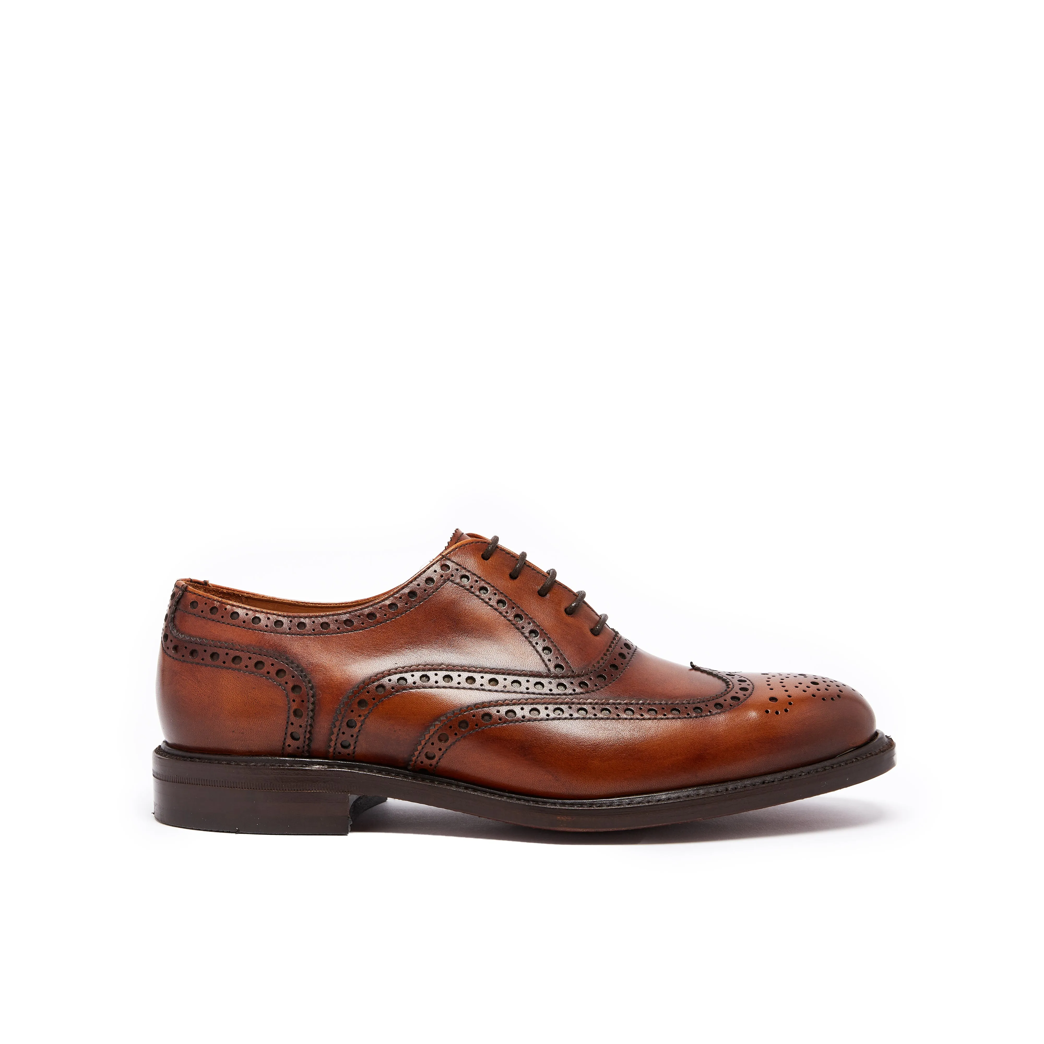 Goodyear wing tip oxford whisky brown