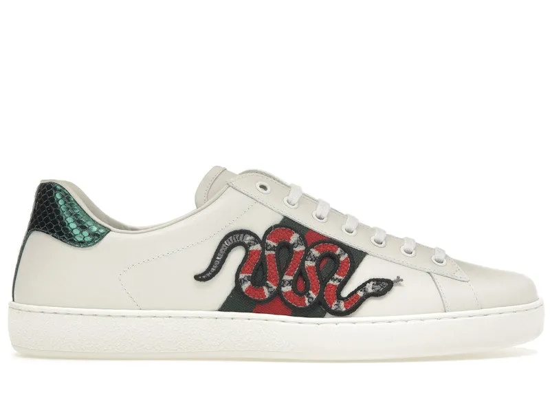 Gucci Ace Embroidered Snake