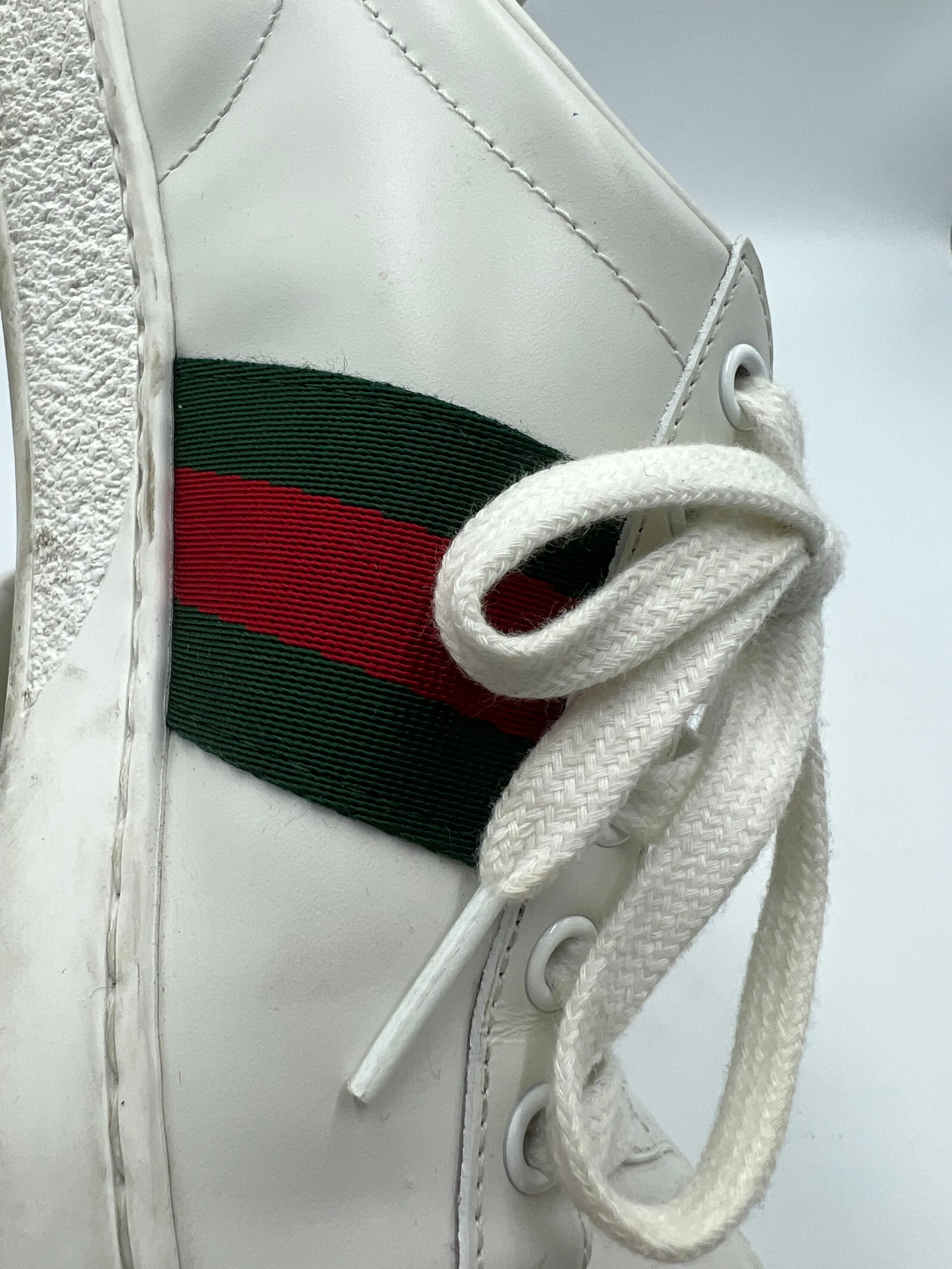 Gucci Ace Kitten Designer Sneakers Size: 6