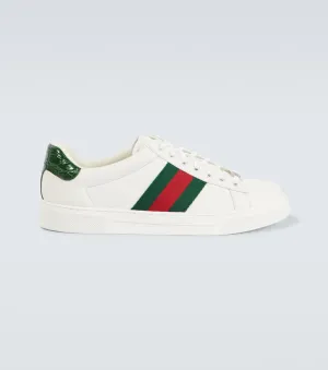 Gucci ace sneakers with web stripes, multicolor