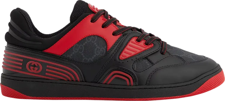 Gucci Basket Black Red sneakers, black