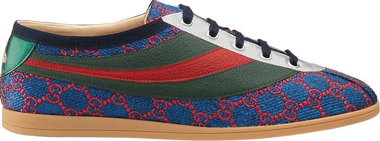 Gucci Falacer Lurex GG Blue sneakers, blue