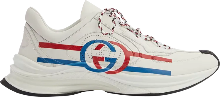 Gucci Run Sneaker White Blue Red, white