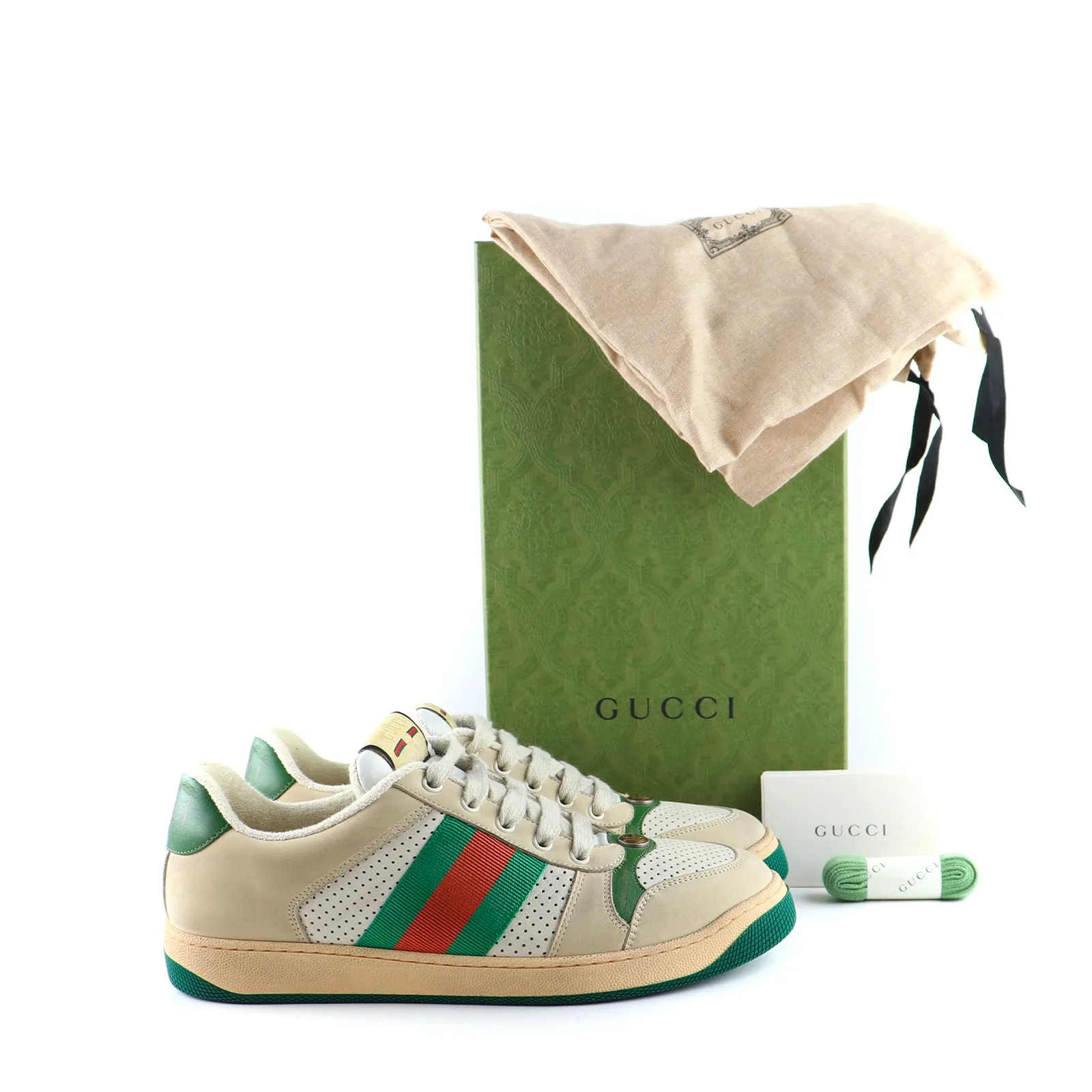 GUCCI - Sneakers Screener en cuir (T42,5)