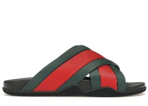 Gucci Web Slide Black Rubber