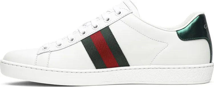 Gucci Wmns Ace Low Bee Embroidered sneakers, white