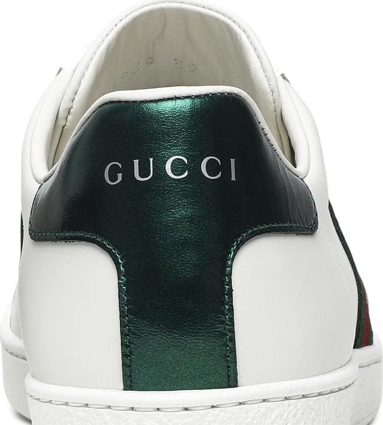 Gucci Wmns Ace Low Bee Embroidered sneakers, white