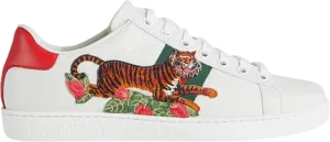 Gucci Wmns Ace Tiger Patch sneakers, white