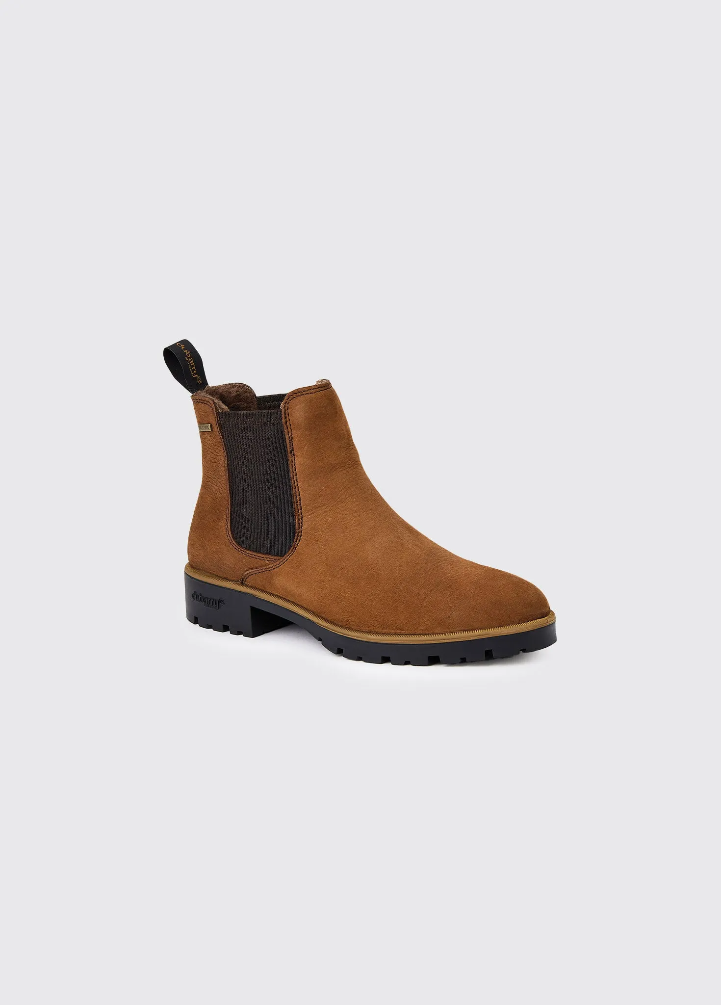 Kilcommon Faux Fur-lined Chelsea Boot - Walnut