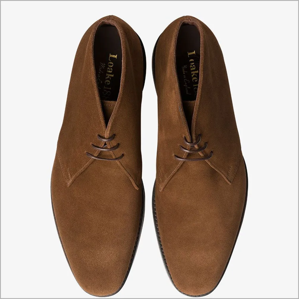 Loake Pimlico  Brown Suede Premium Chukka Boot--