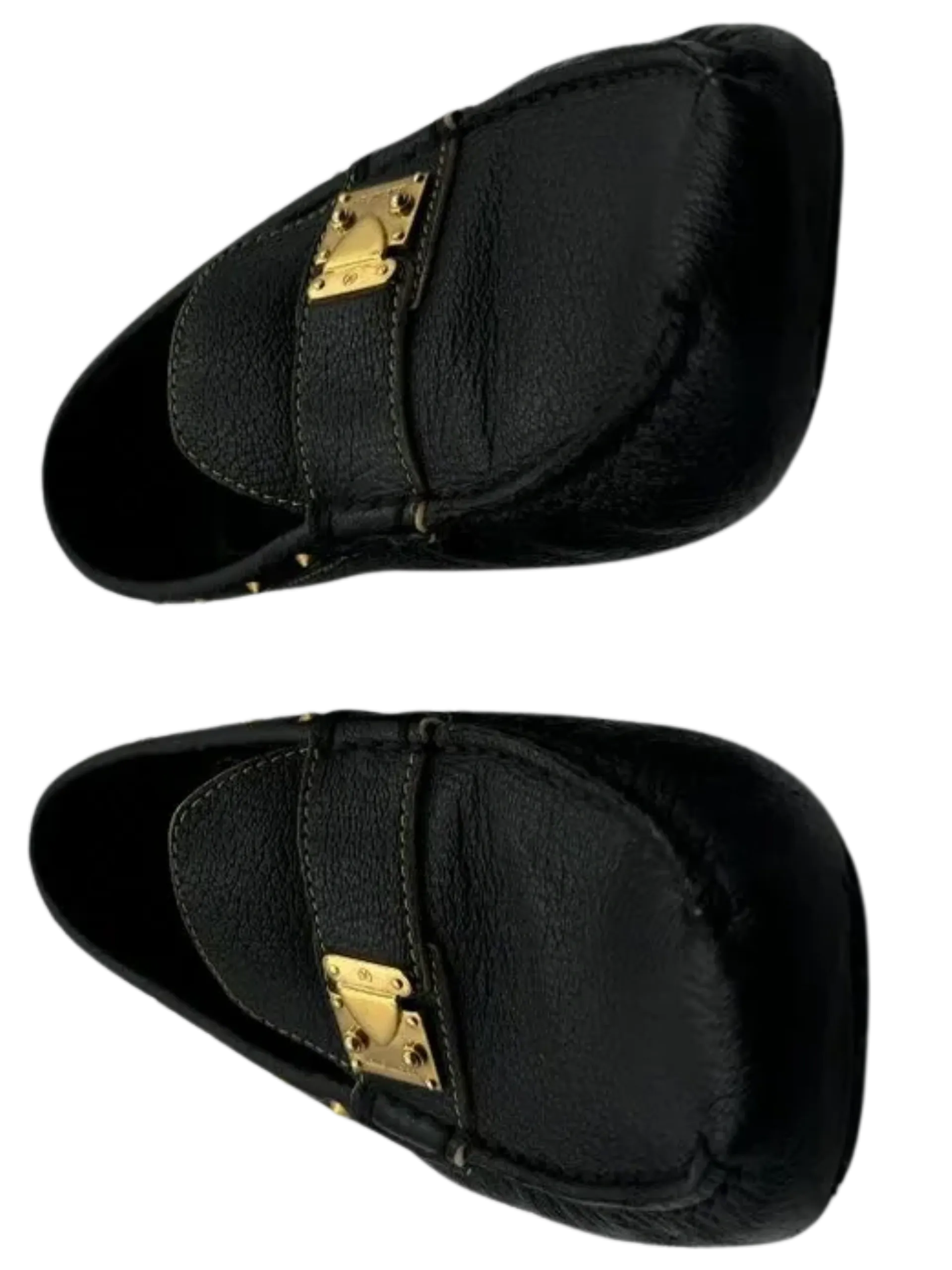 Louis Vuitton Goatskin Studded Suhali Loafers