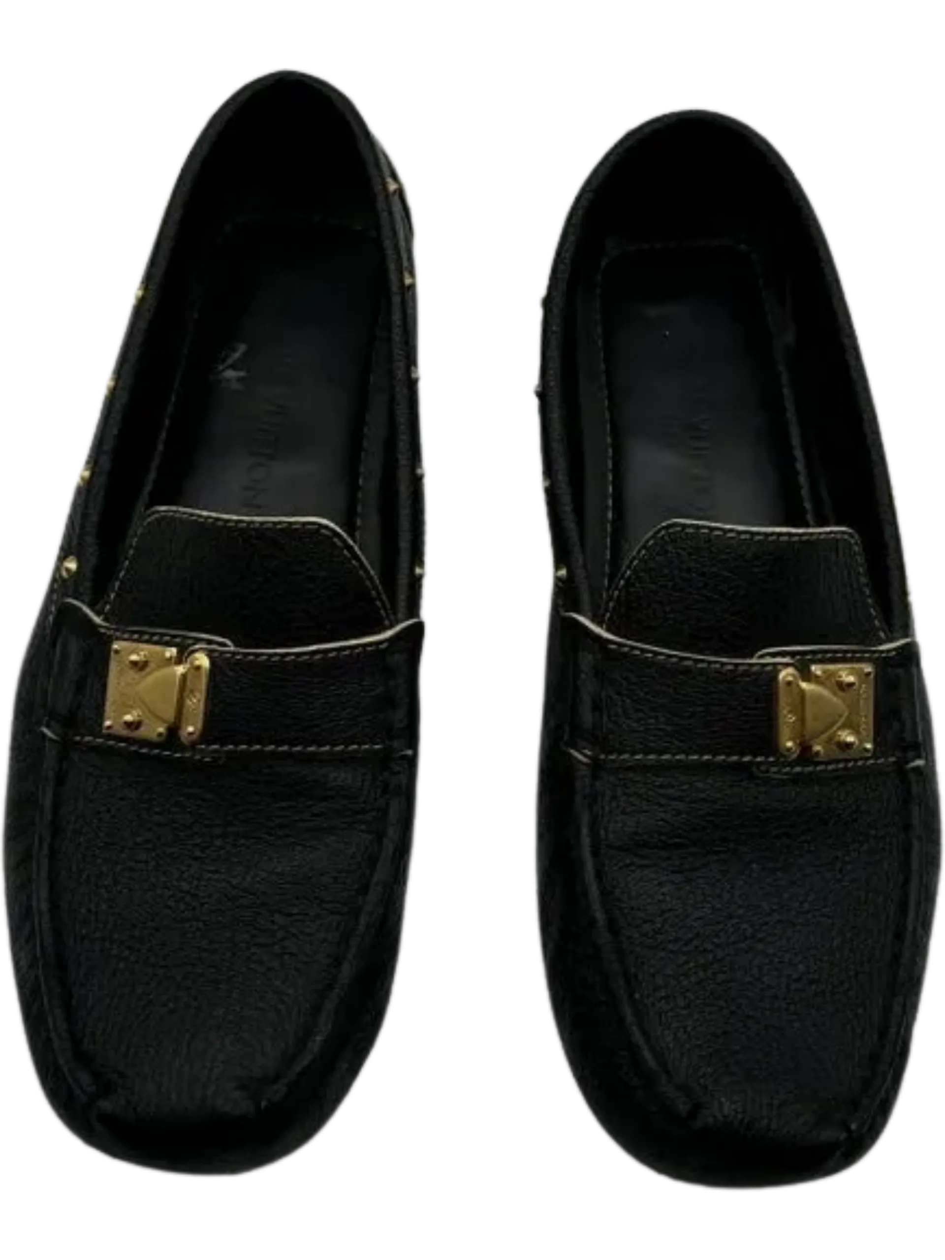 Louis Vuitton Goatskin Studded Suhali Loafers