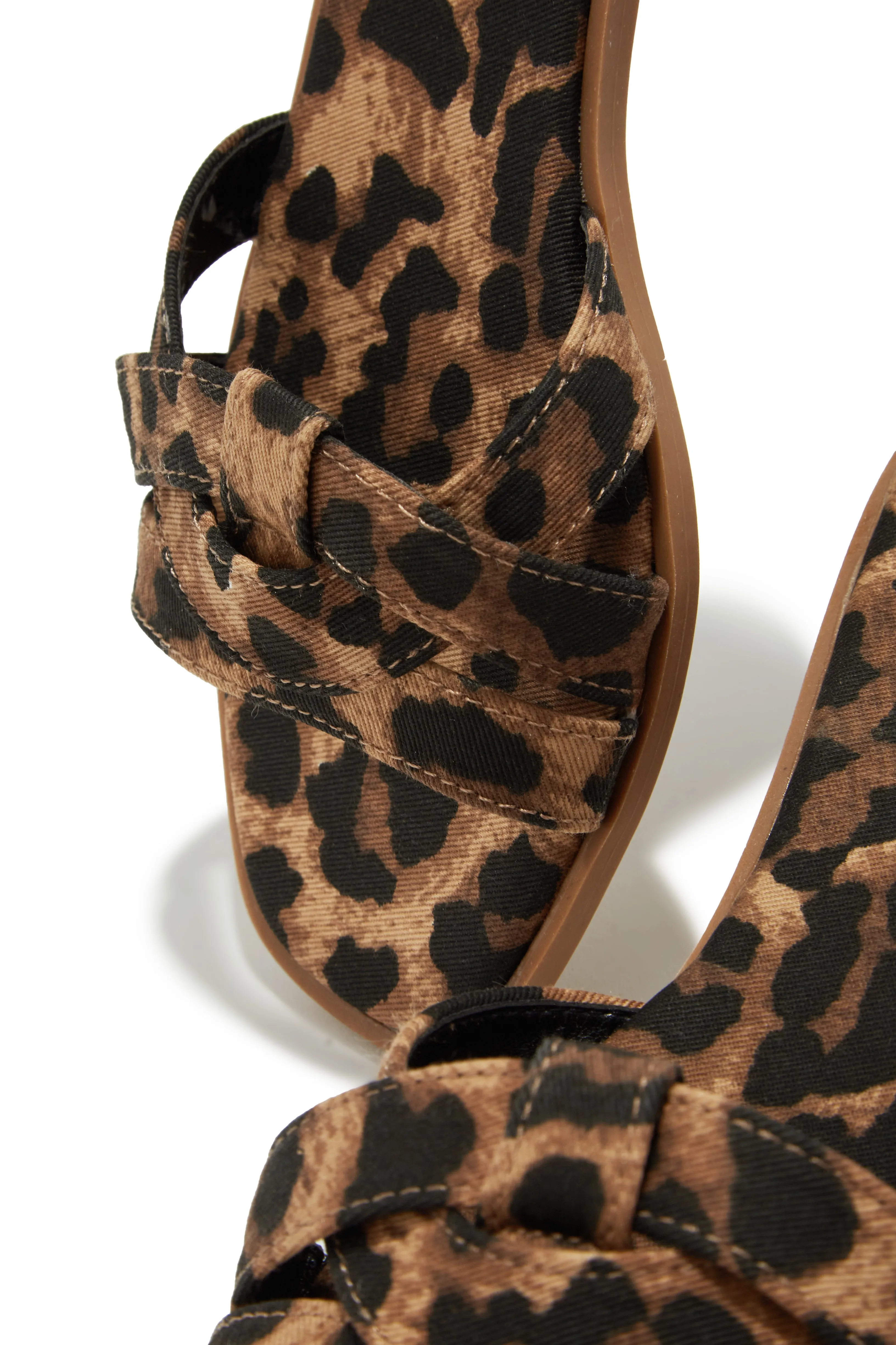 Maile Slip On Sandals - Leopard