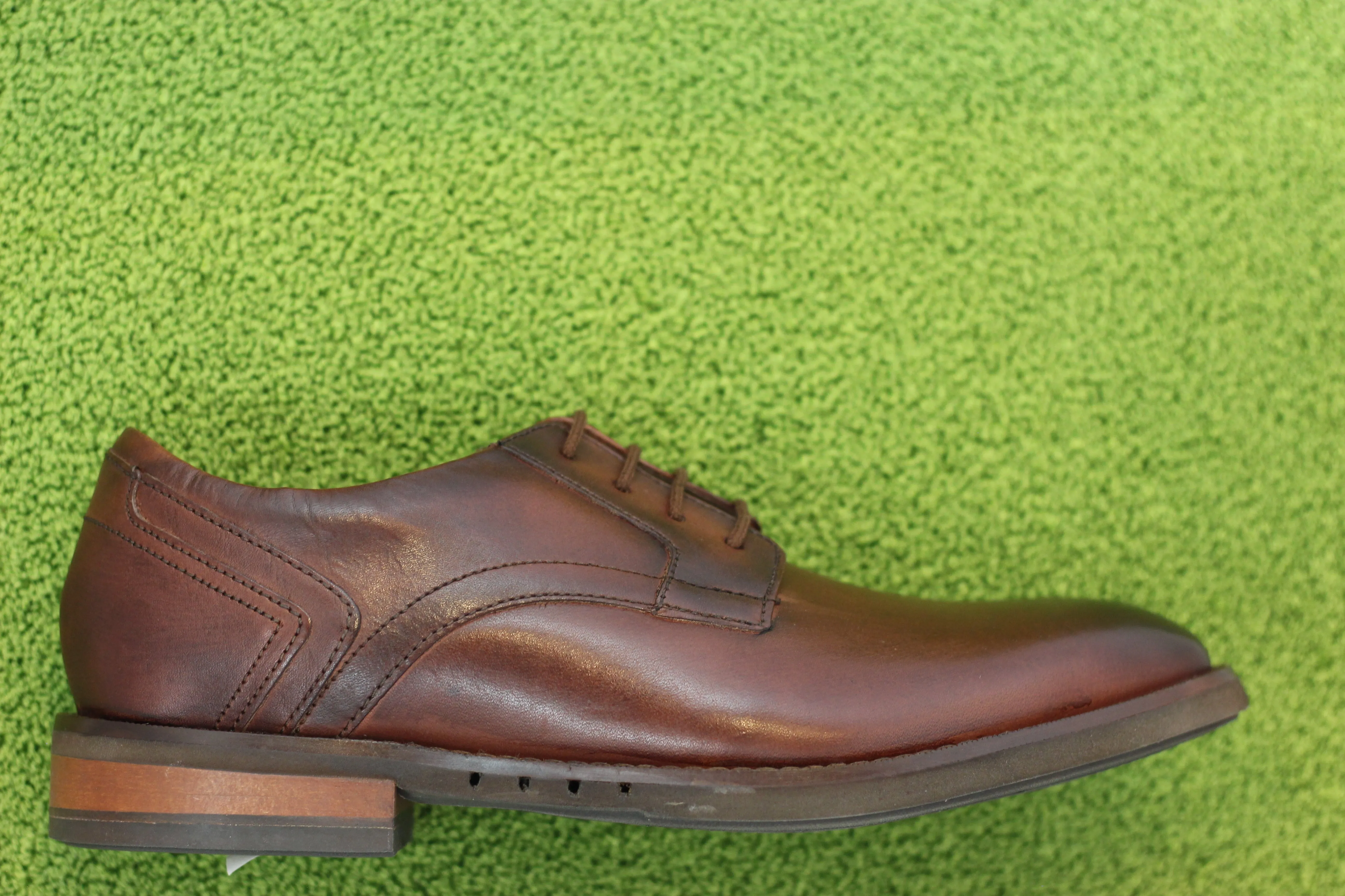 Men's Hugh Lace Oxford - Brown Leather