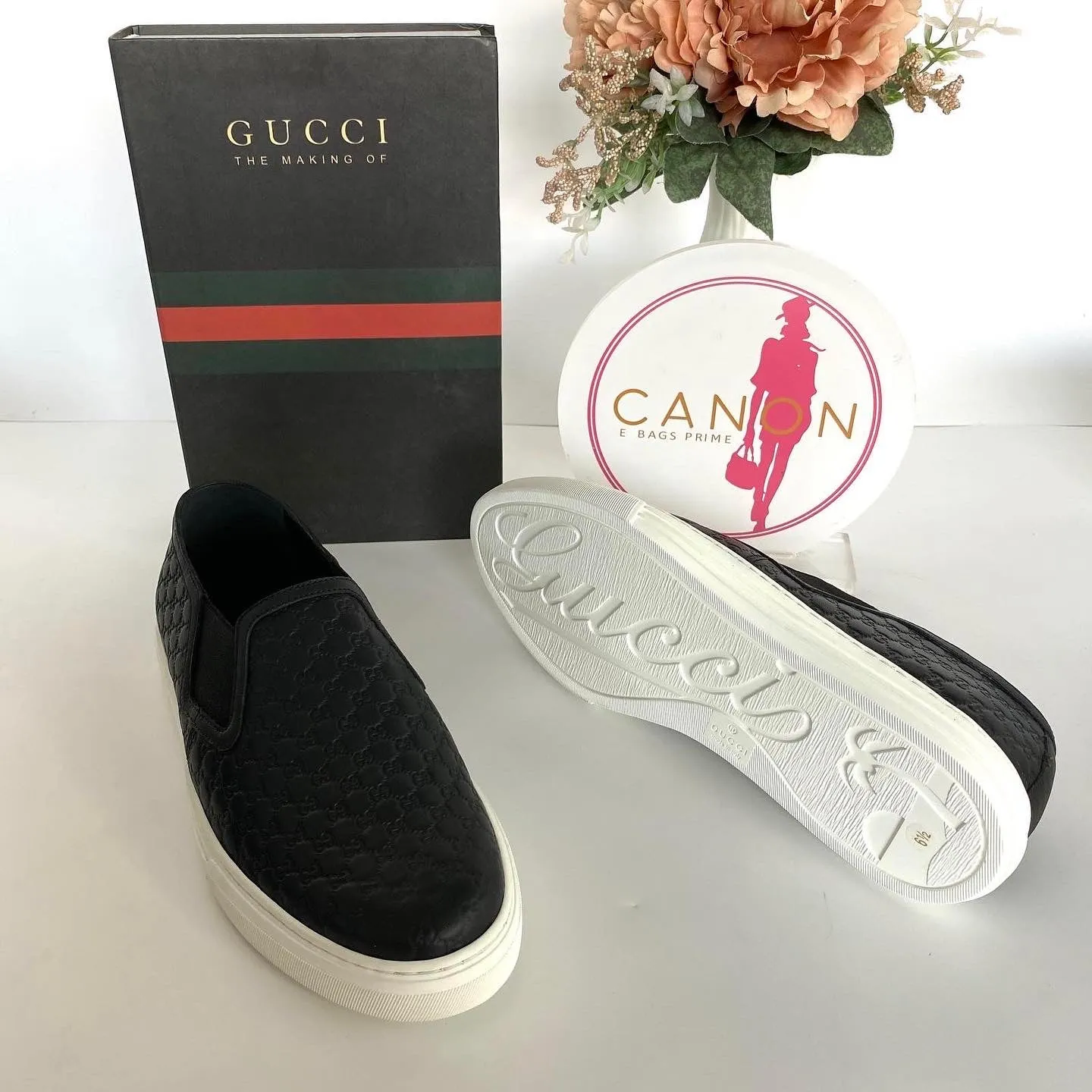 Microguccissima Slip On Sneakers