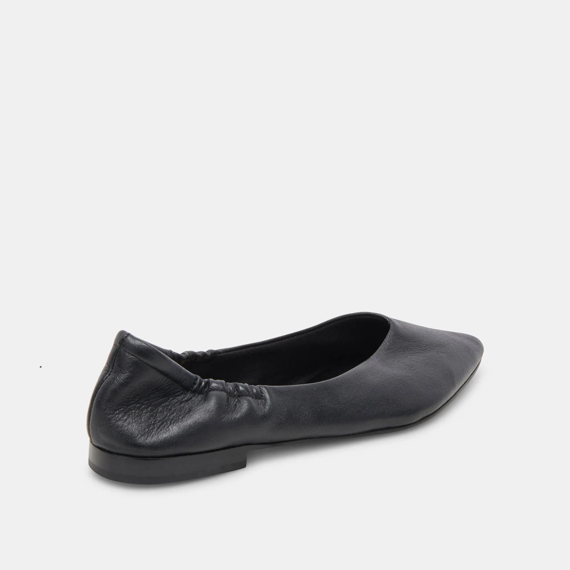 NADAV BALLET FLATS BLACK LEATHER