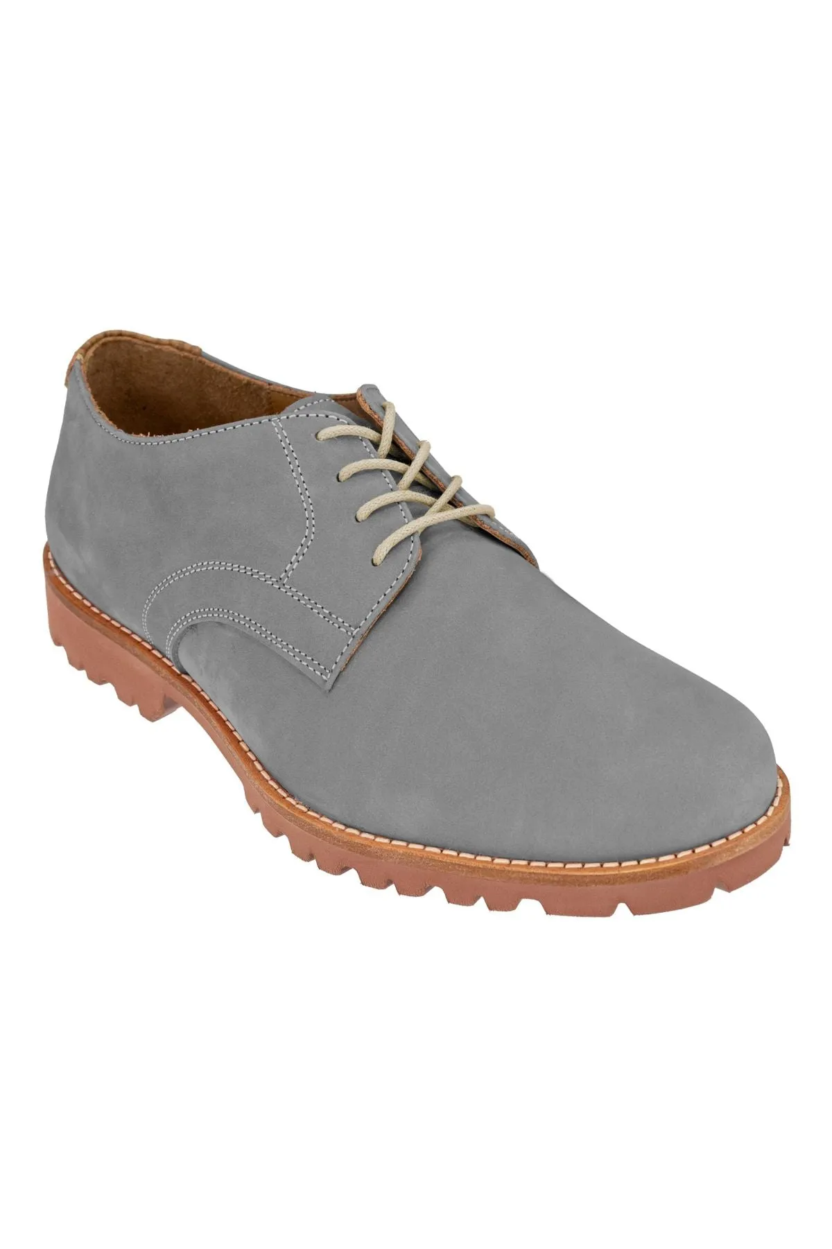 Otis Nubuc Oxford in Grey (Size 12) by T.B. Phelps