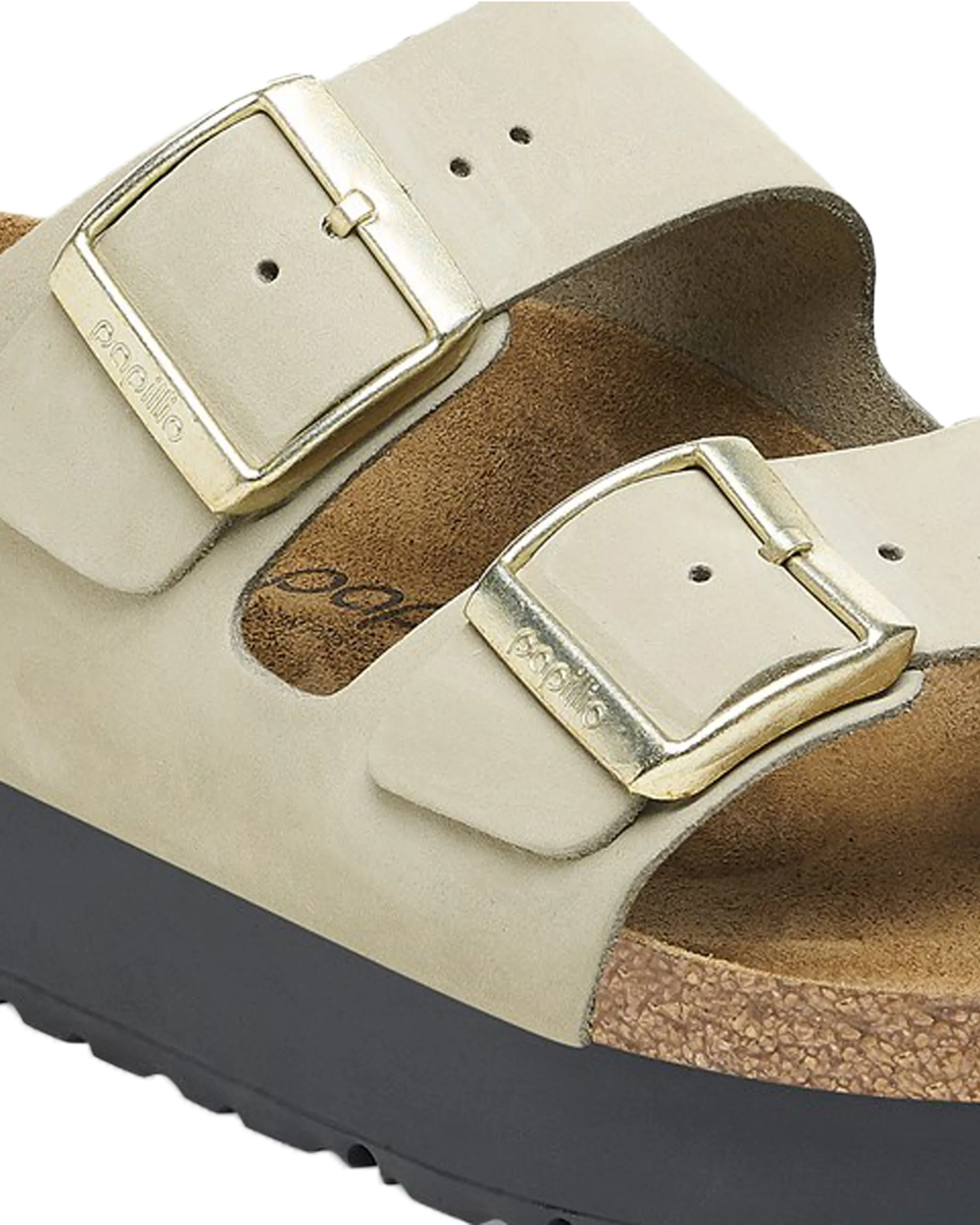 Papillio Arizona Platform Nubuck Sandals in Eucalyptus