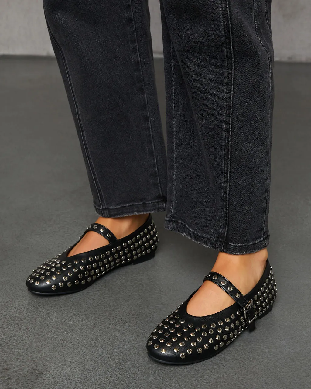 Paris Studded Ballet Flats