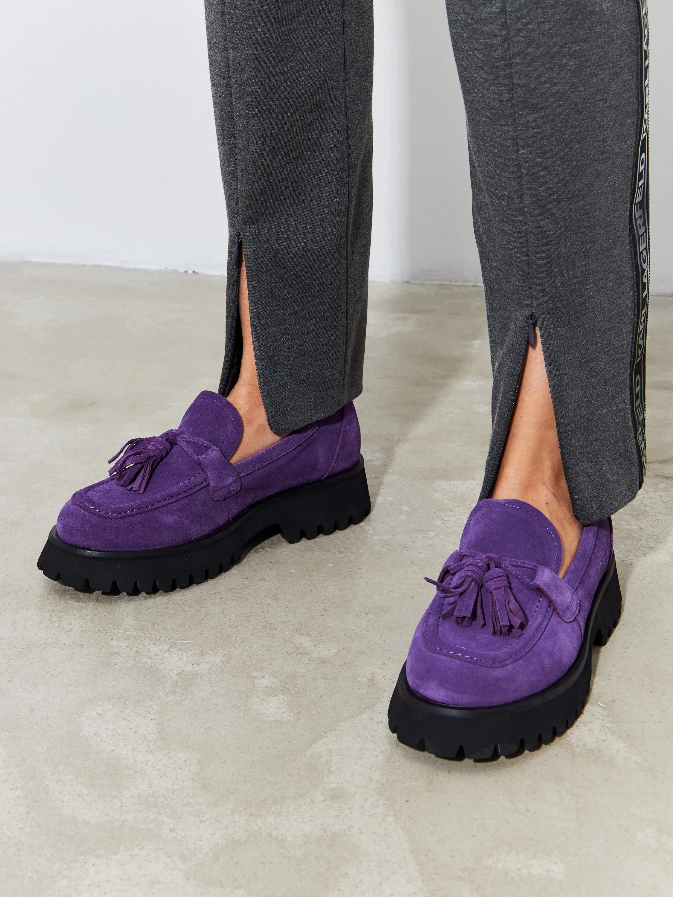 Platform Loafers Ksenia - Violet