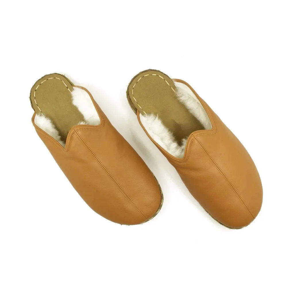 Sheepskin Light Brown Women's Slippers