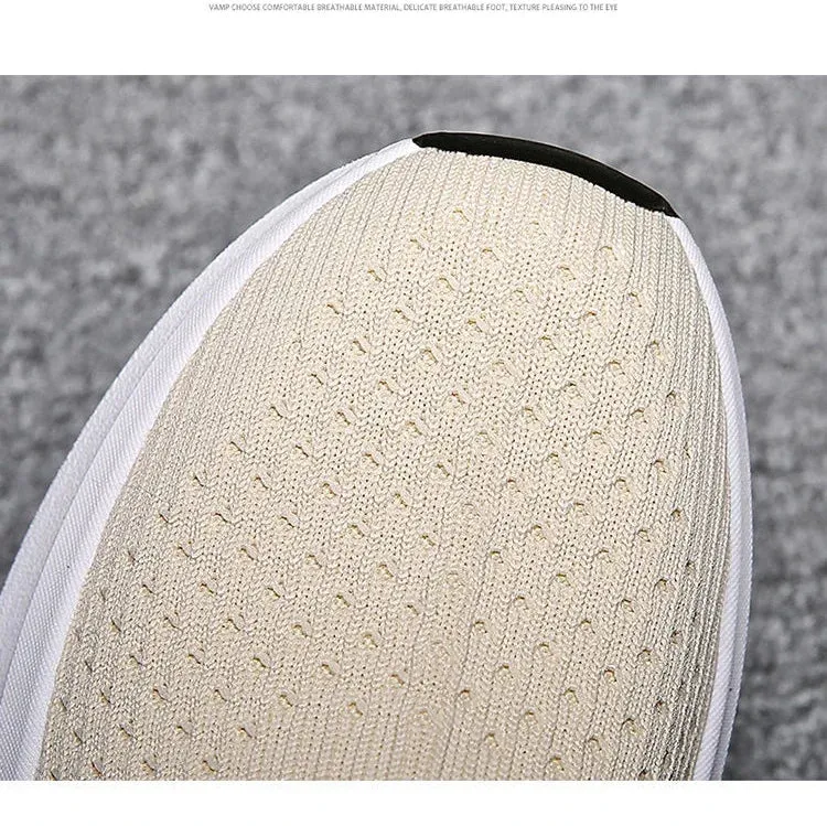 Slip on comfy walking mesh shoes