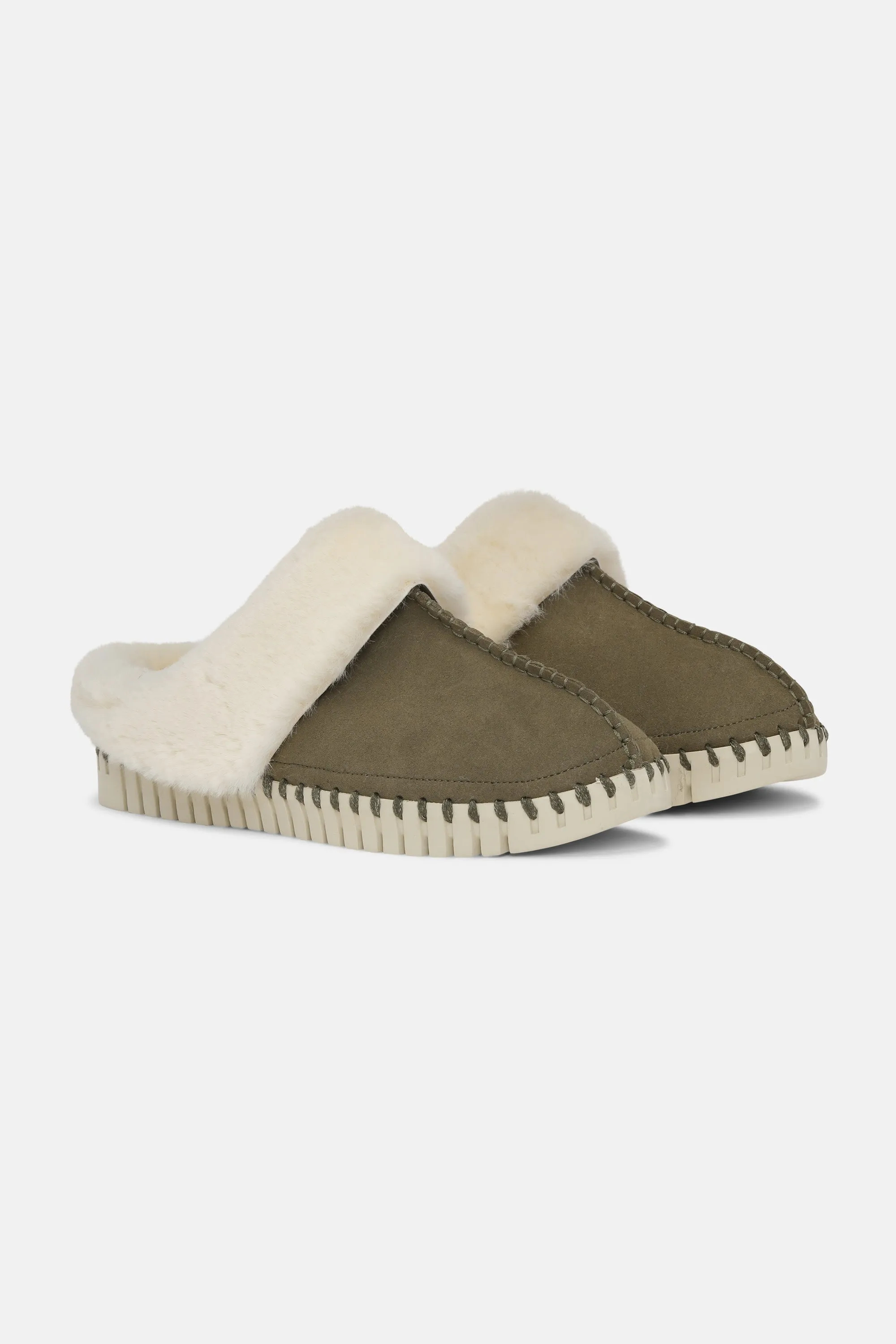 Slippers - Deep Olive