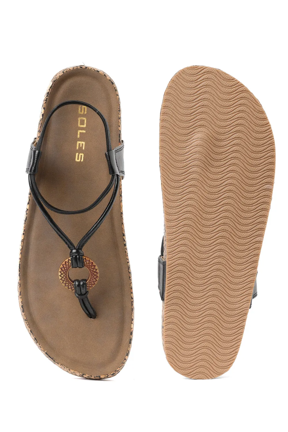 SOLES Threaded Cork Base Flats