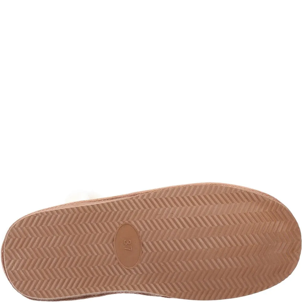 Tan Ashleigh Bootie Slippers