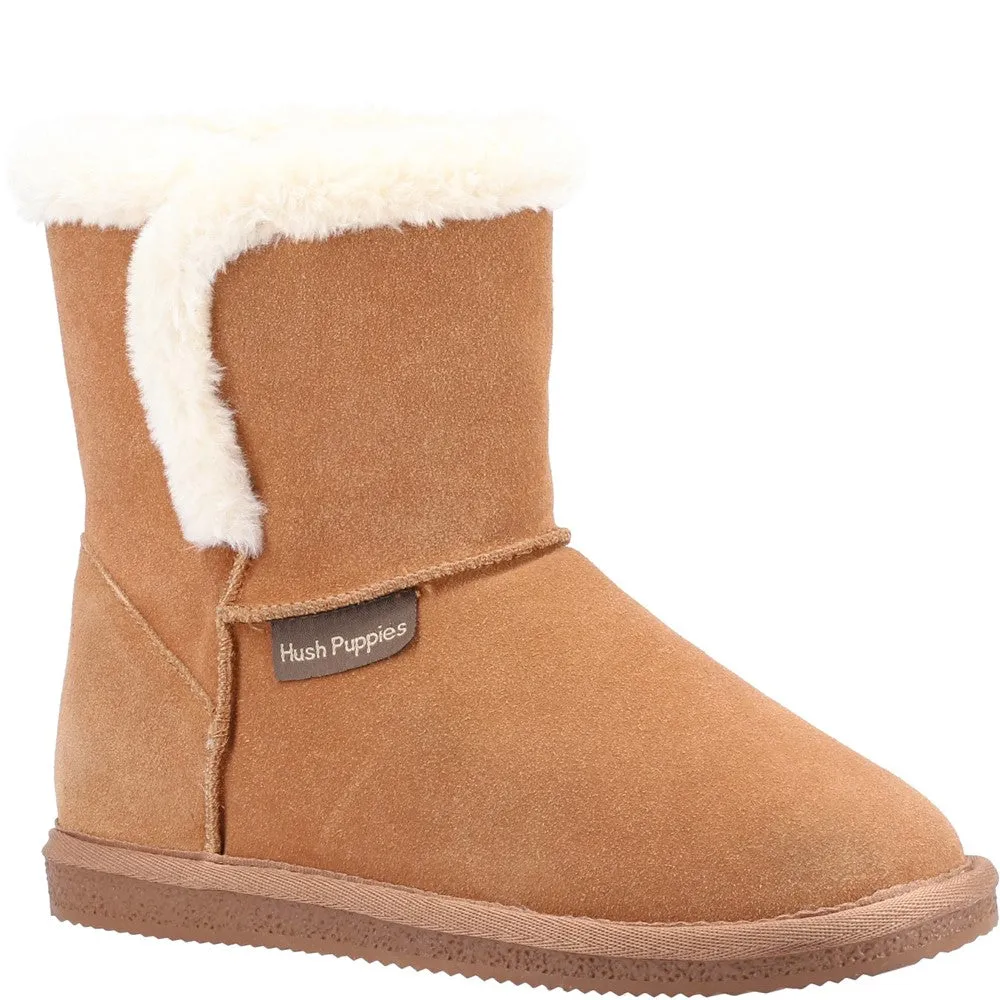 Tan Ashleigh Bootie Slippers