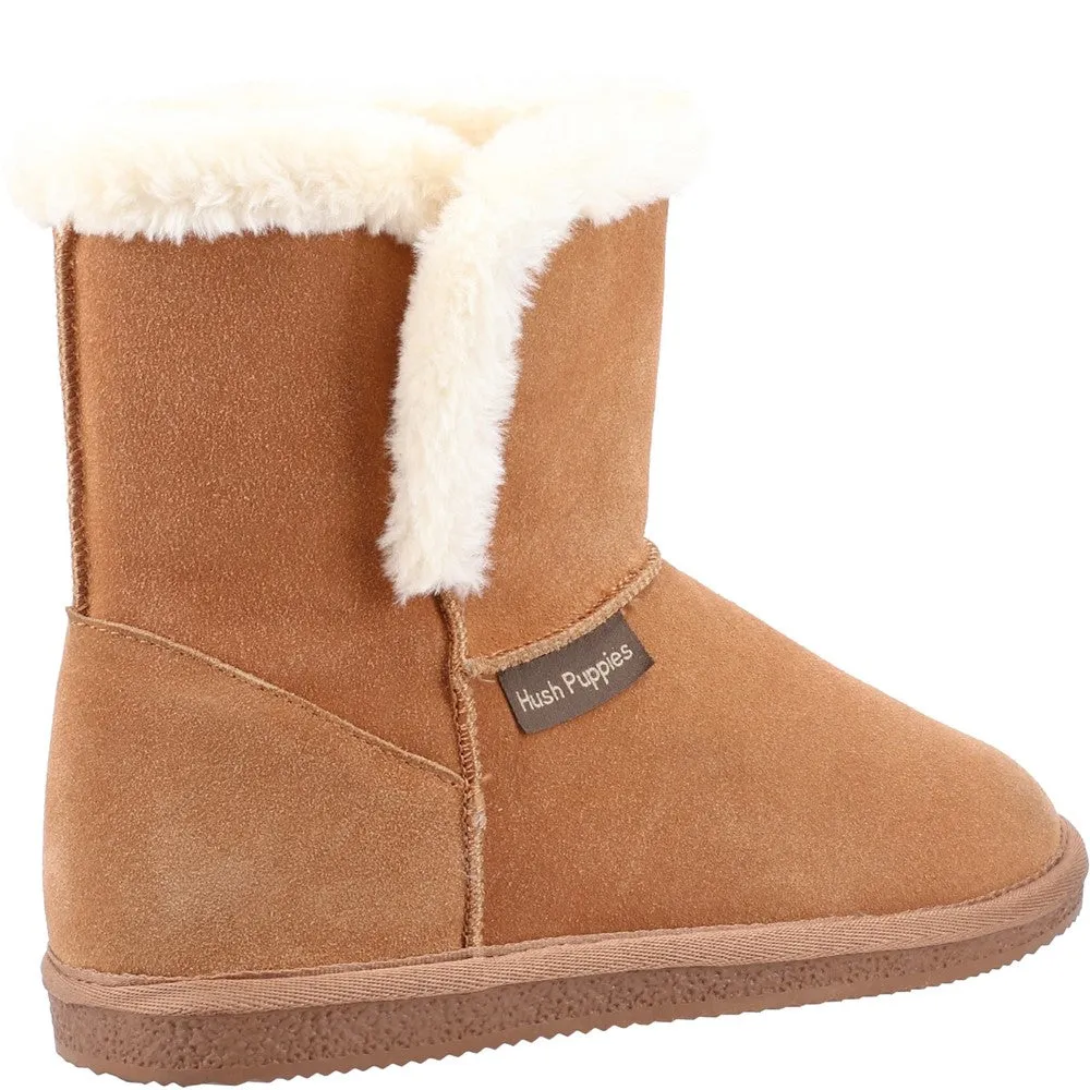 Tan Ashleigh Bootie Slippers