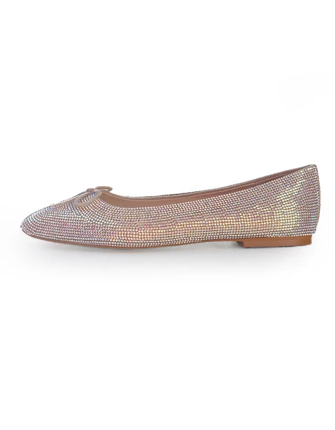 Terina Flats Silver Nude Jewels