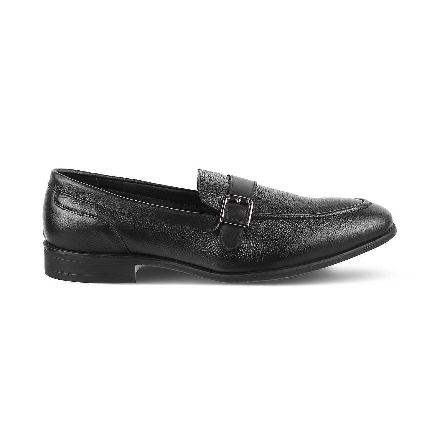 The Heiden Black Men's Leather Loafers Tresmode