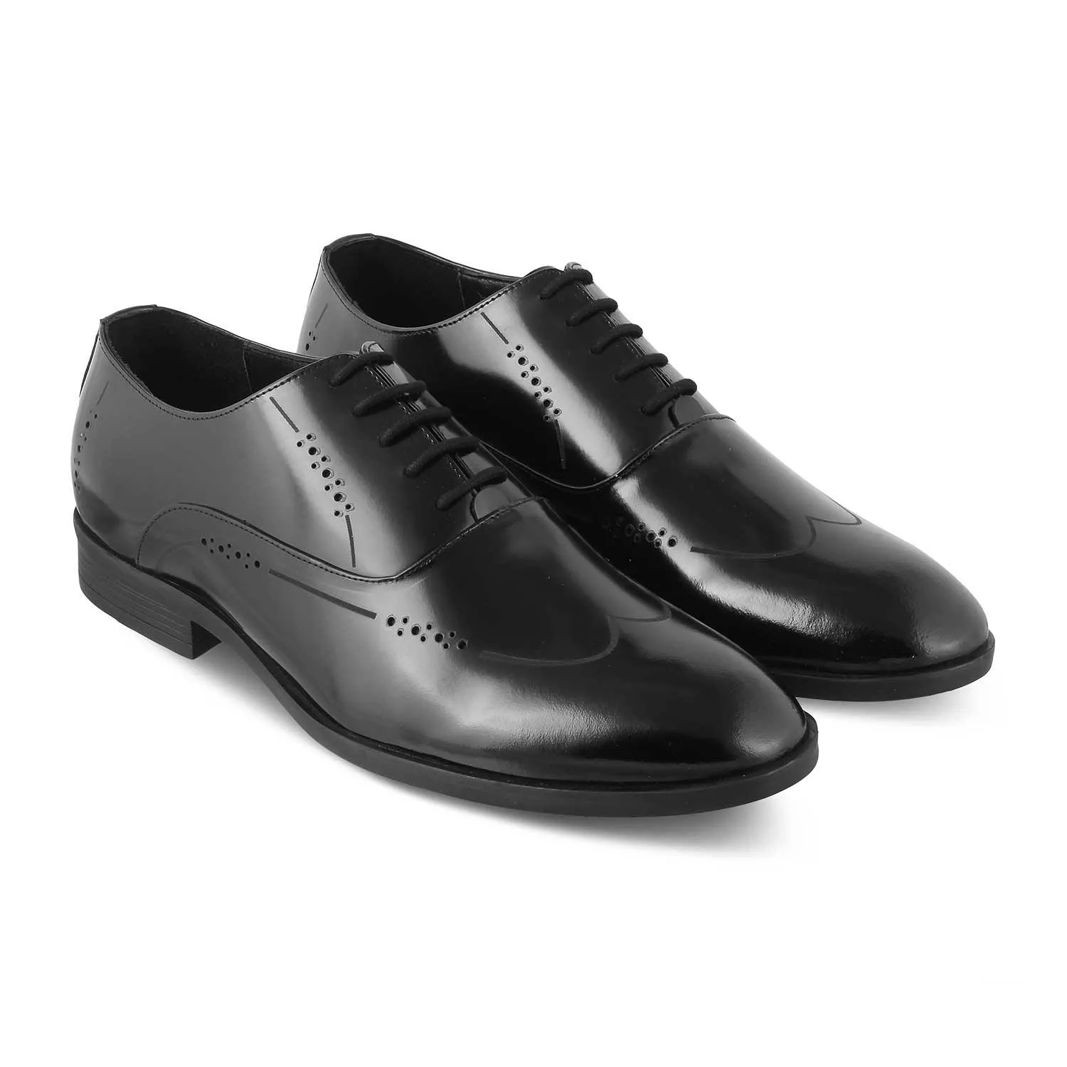 The Nas Black Men's Oxford Lace Ups Tresmode