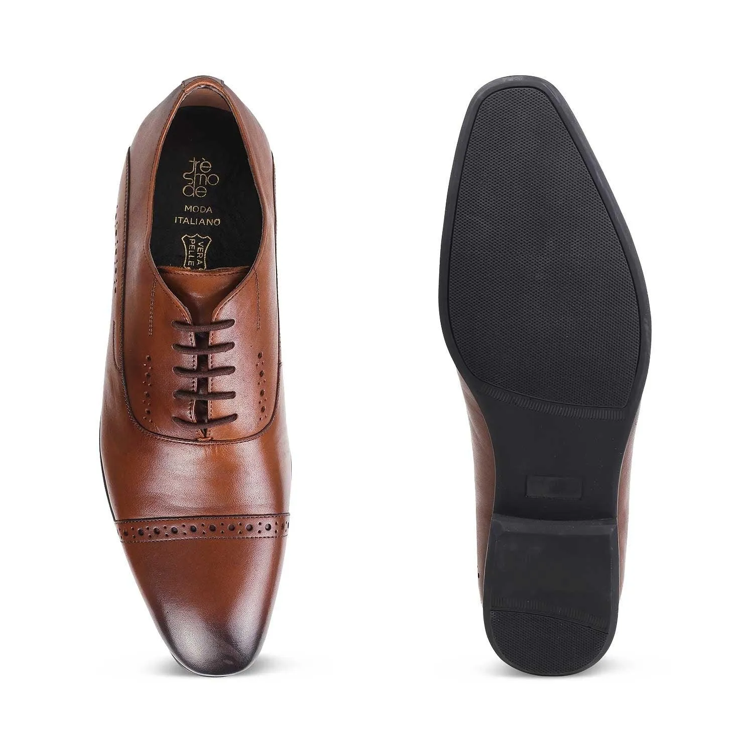 The Togford Brown Men's Oxford Lace Ups Tresmode